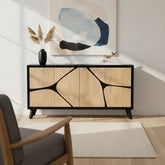 Boho Solid Wood Extra Large Sideboard