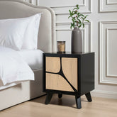 Boho Solid Wood Bedside Table