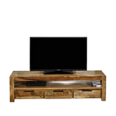 Surrey Solid Wood Large Tvc With 3 Drawers