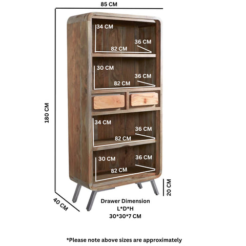 Aspen Large Bookcase