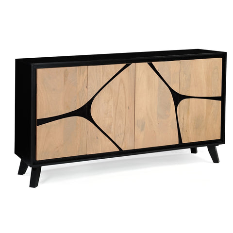 Boho Solid Wood Extra Large Sideboard