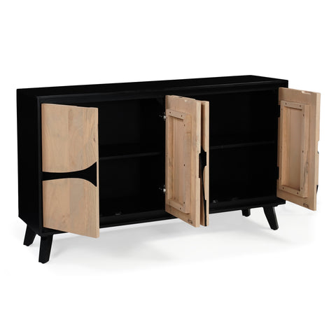Boho Solid Wood Extra Large Sideboard