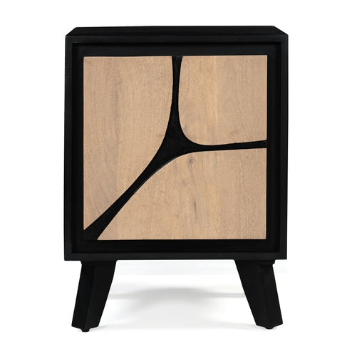 Boho Solid Wood Bedside Table