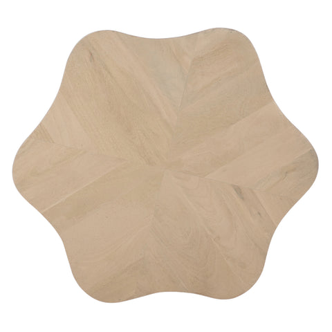Boho Wooden Star Low Coffee Table with Drawer
