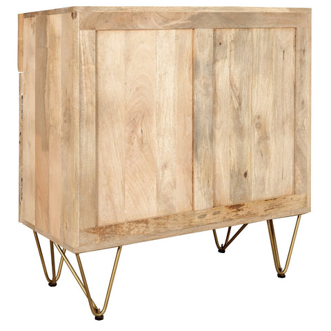 Light Gold 2 Door Medium Sideboard