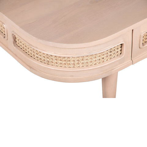 Valencia Cane & Mango Wood 1 Drawer Coffee Table