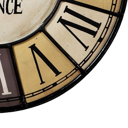 Clock CHALET Industrial Style Metal