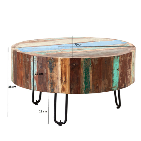Coastal Drum Coffee Table