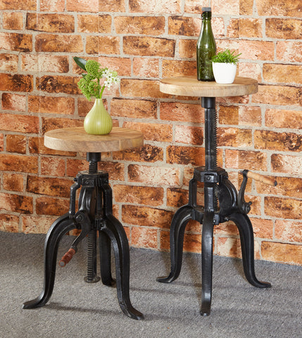 Cosmo Industrial Small Crank Table