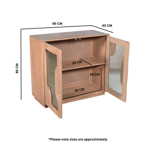 Indus Solid Wooden Small Sideboard