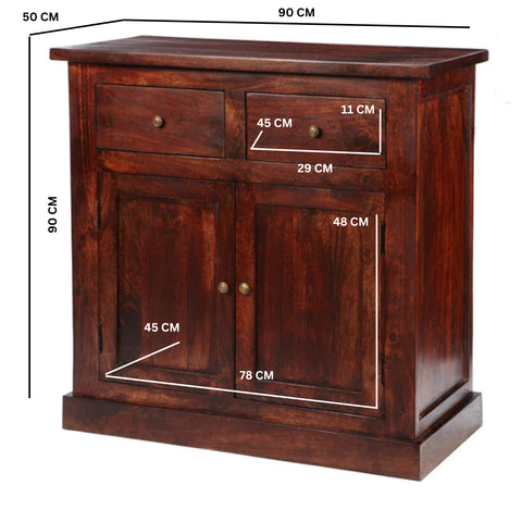 Jaipur Dark Mango 2 Door Sideboard