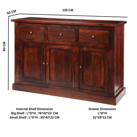 Jaipur Dark Mango Large Sideboard
