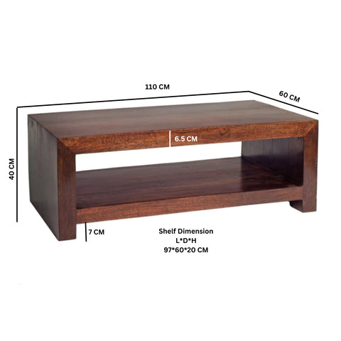 Toko Dark Mango Large Coffee Table