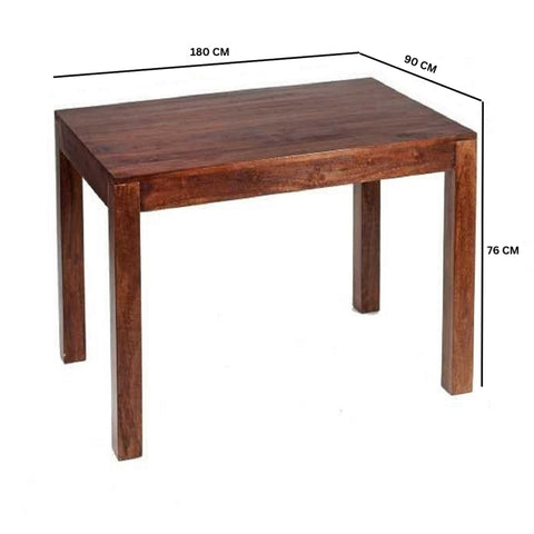 Toko Dark Mango Large Dining Table 6ft (180cm)