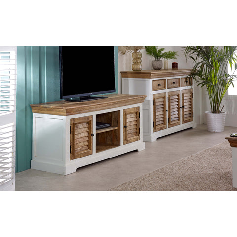 Alfie Tv Cabinet Upto 57" Solid Mango Wood