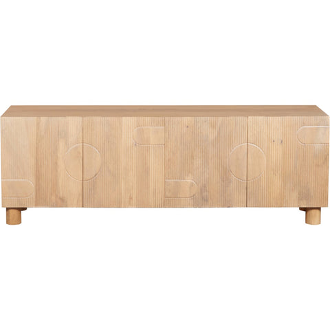 Austin Solid Wood Large Low Board Tv Cabinet 