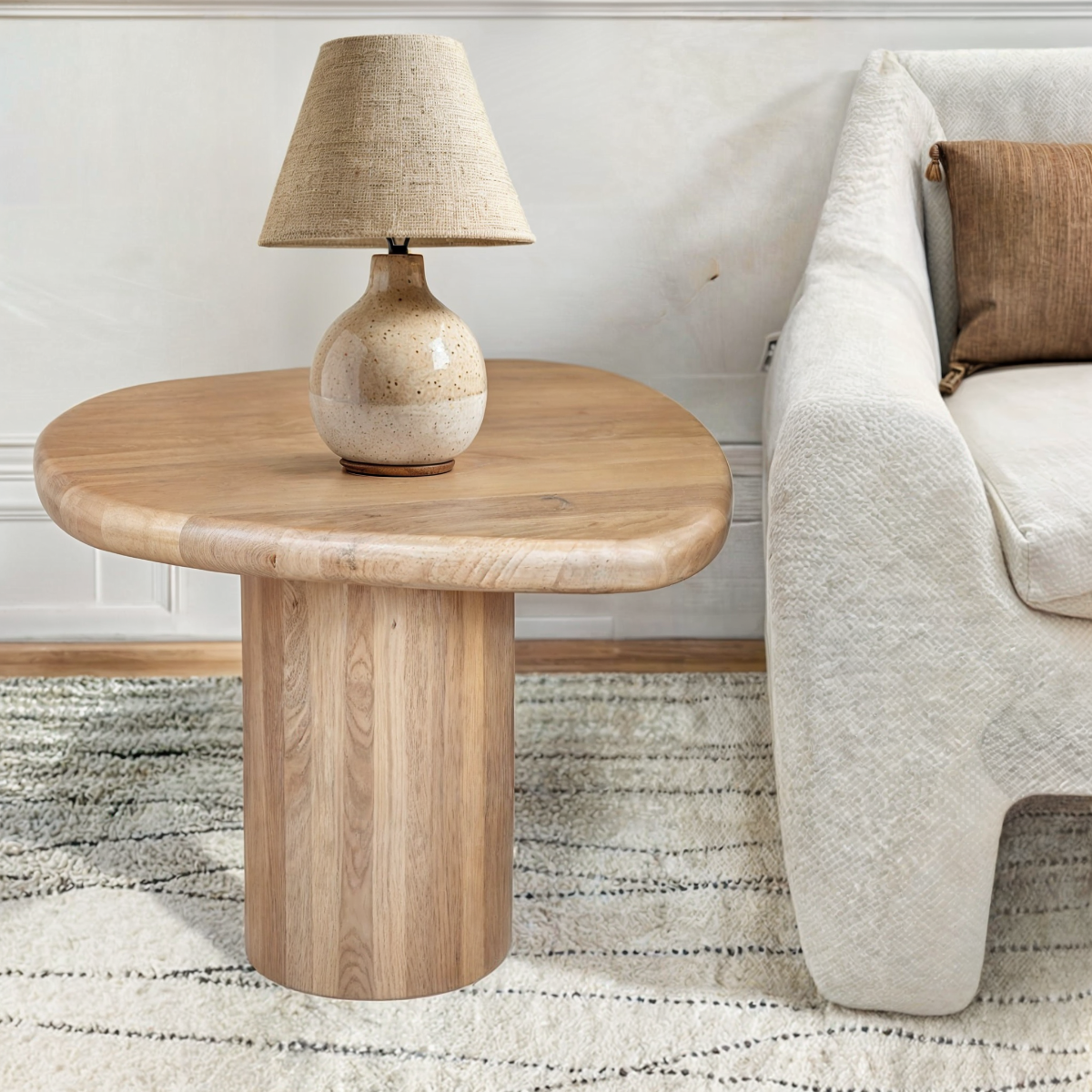 Austin Solid Wood Side Table