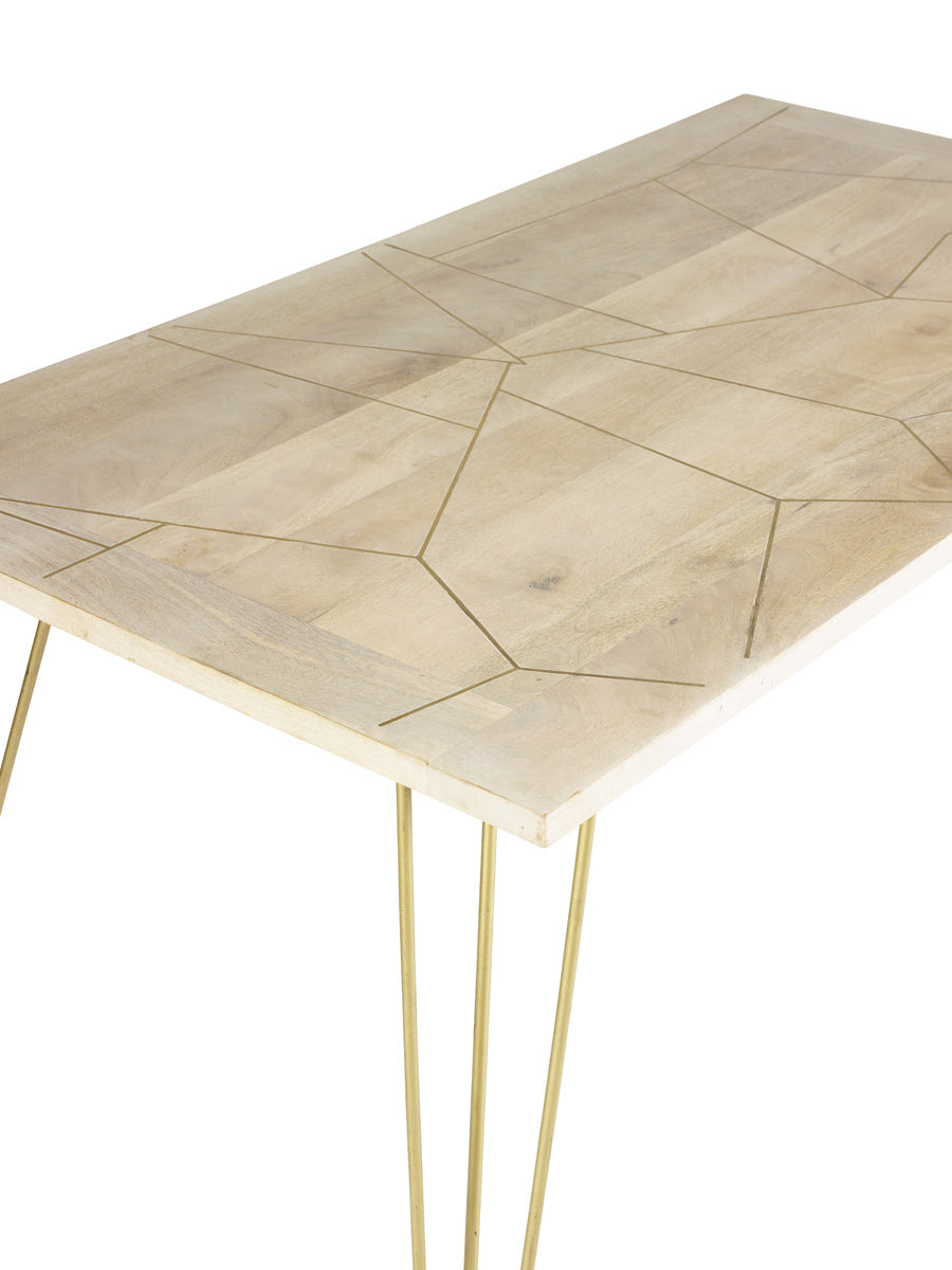 Light Gold Dining Table 