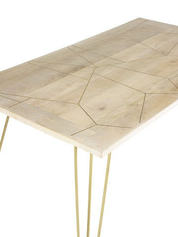 Light Gold Dining Table 