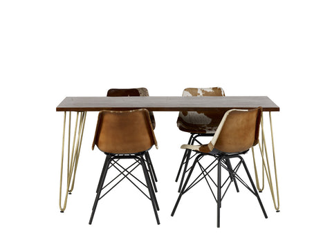 Dark Gold Dining Table 