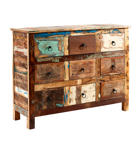 Coastal 9 Drawer Chest 