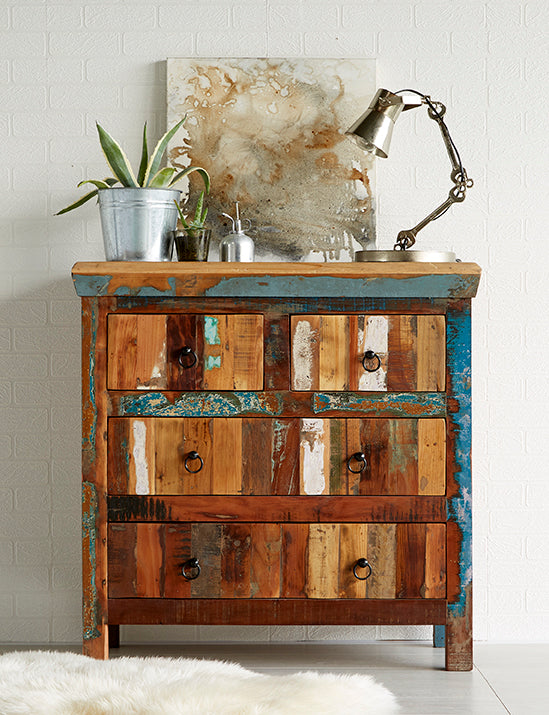 Coastal 4 Drawer Chest 