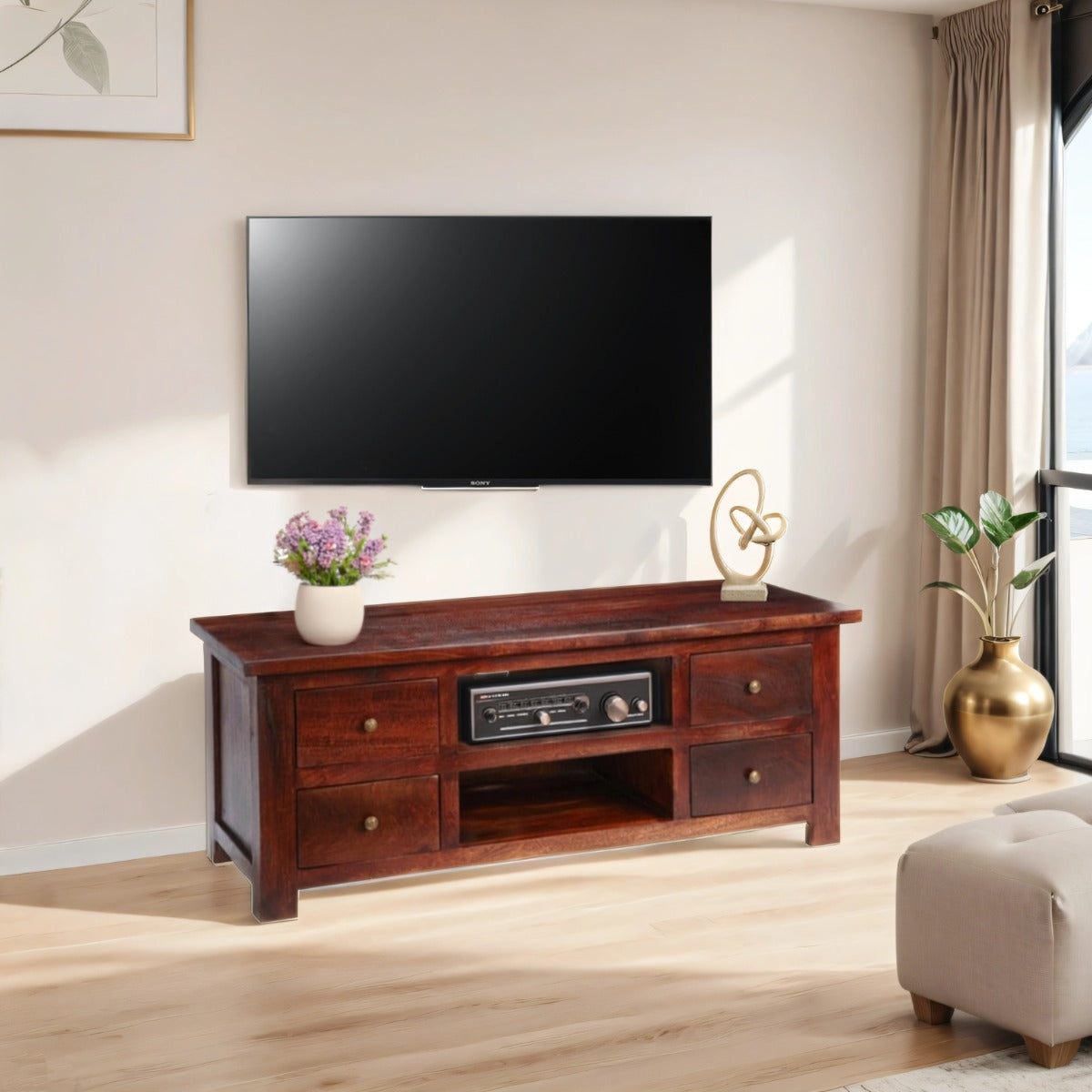 Jaipur Dark Mango Tv Cabinet 
