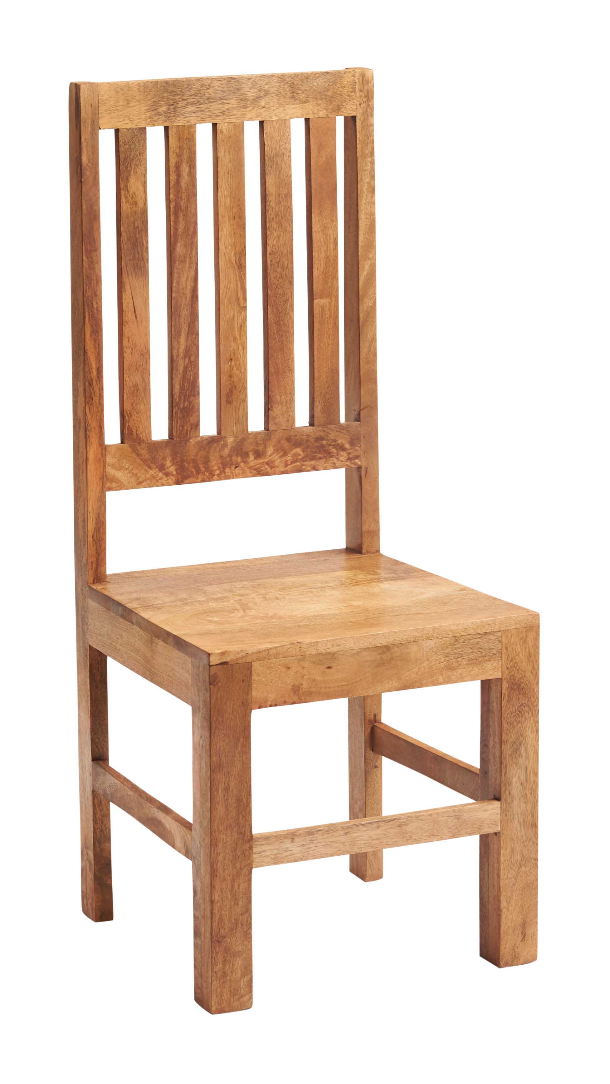 Toko Light Mango 6 FT Dining Set with Wooden Chairs