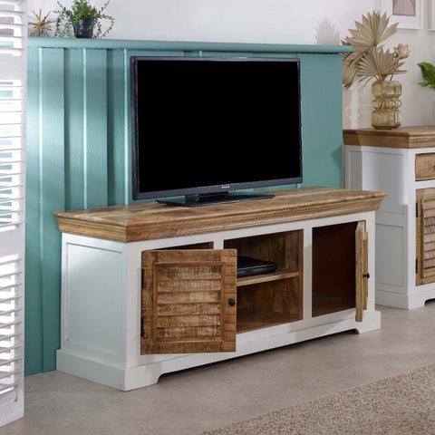 Alfie Tv Cabinet Upto 57" Solid Mango Wood